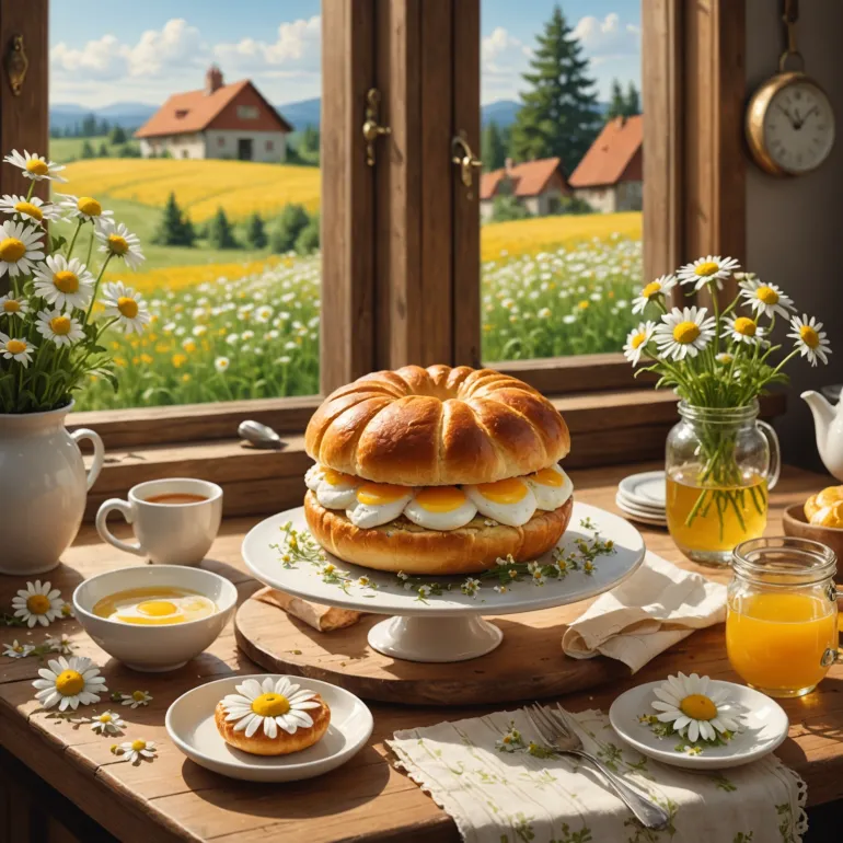 Булочка ромашка: секрет идеального угощения для ценителей домашней выпечки